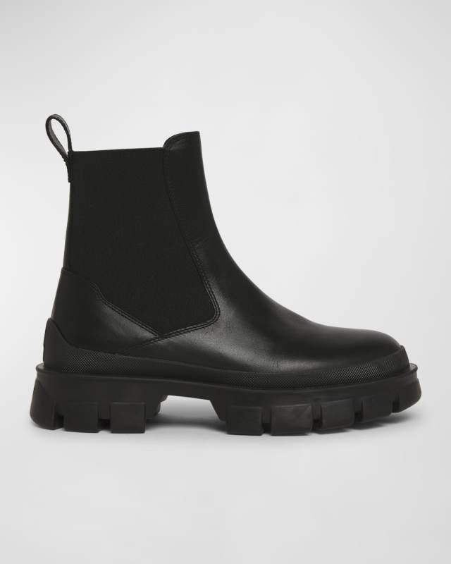 Hevea Leather Chelsea Ankle Booties